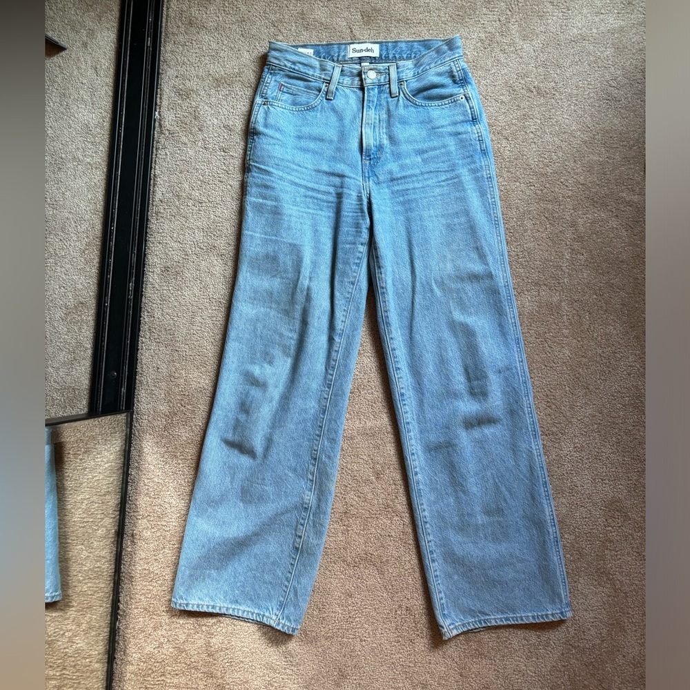 Sundeh straight leg jean, size 4